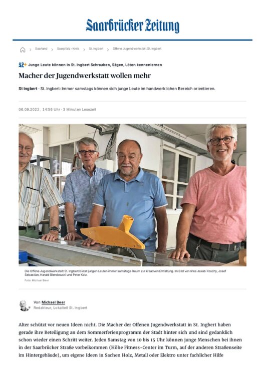 Presseartikel in der SZ